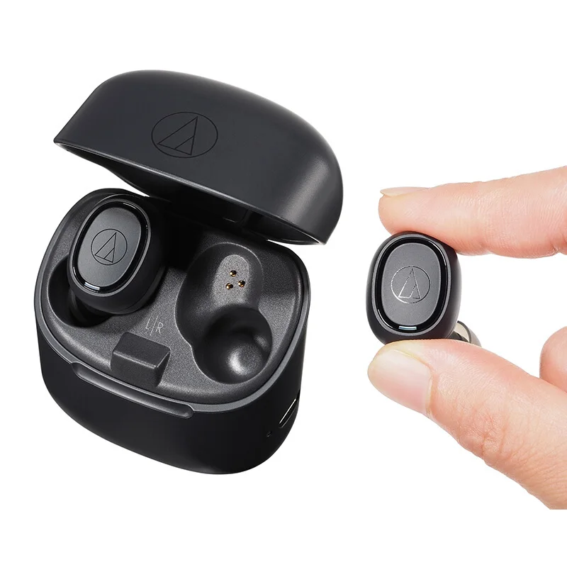 Beste Originele Audio-Technica ATH-CK3TW Draadloze Koptelefoon In-Ear Tws Bluetooth Sport Oortelefoon Met Touch Afstandsbediening