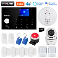 fuers tuya wifi 4g smart home security alarm system kit ip camera wireless alarm burgl control 433mhz motion sensor accessories