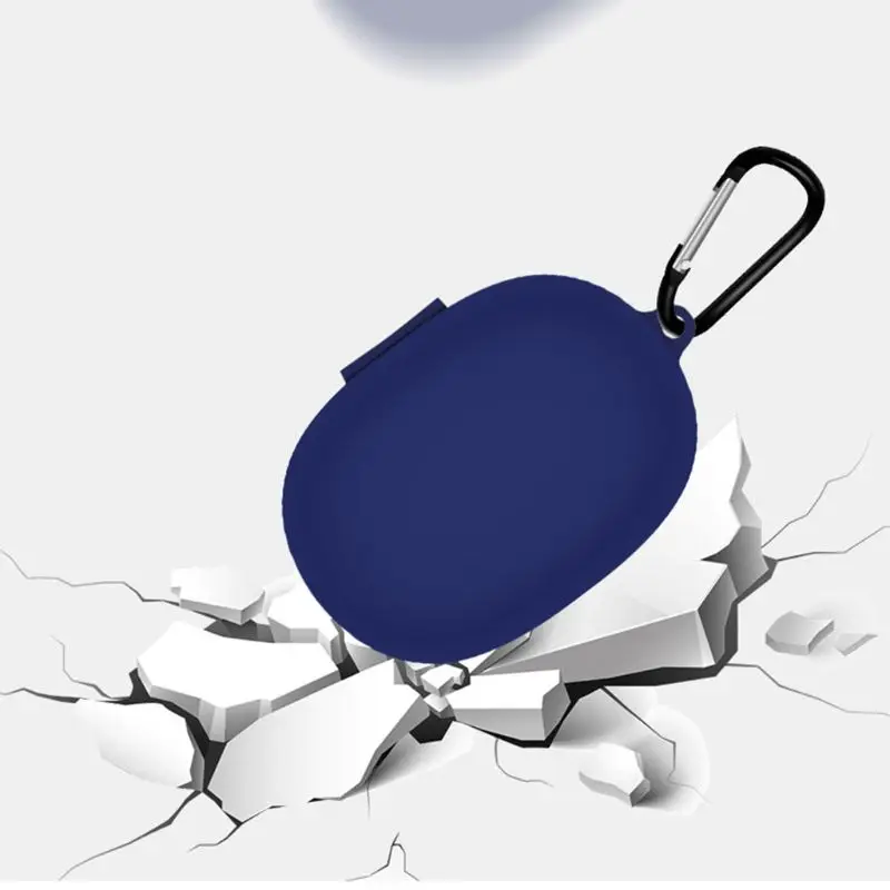 

Soft Washable Dust-proof Protective Cover Silicone Case for realme Buds Q TWS Wireless Earphone