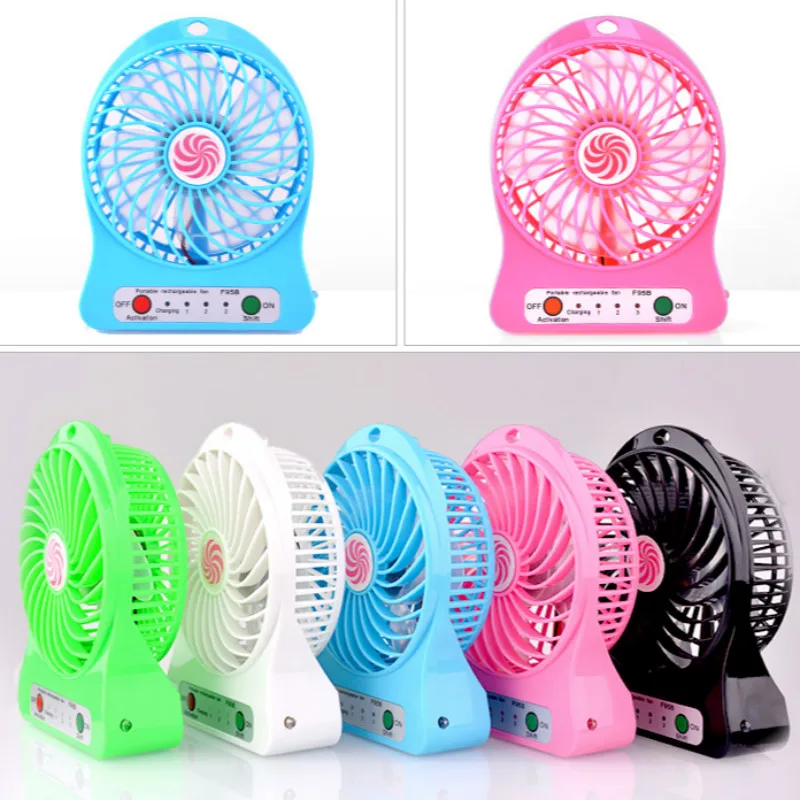 

Portable 5W Outdoor LED Light Fan Air Cooler Desk USB Fan Without 18650 Battery dropshipping
