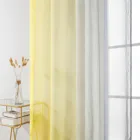 Шторы из тонкой ткани Topfinel, современные, градиентные цвета, для гостиной, спальни, тюль для кухни, занавески для окон