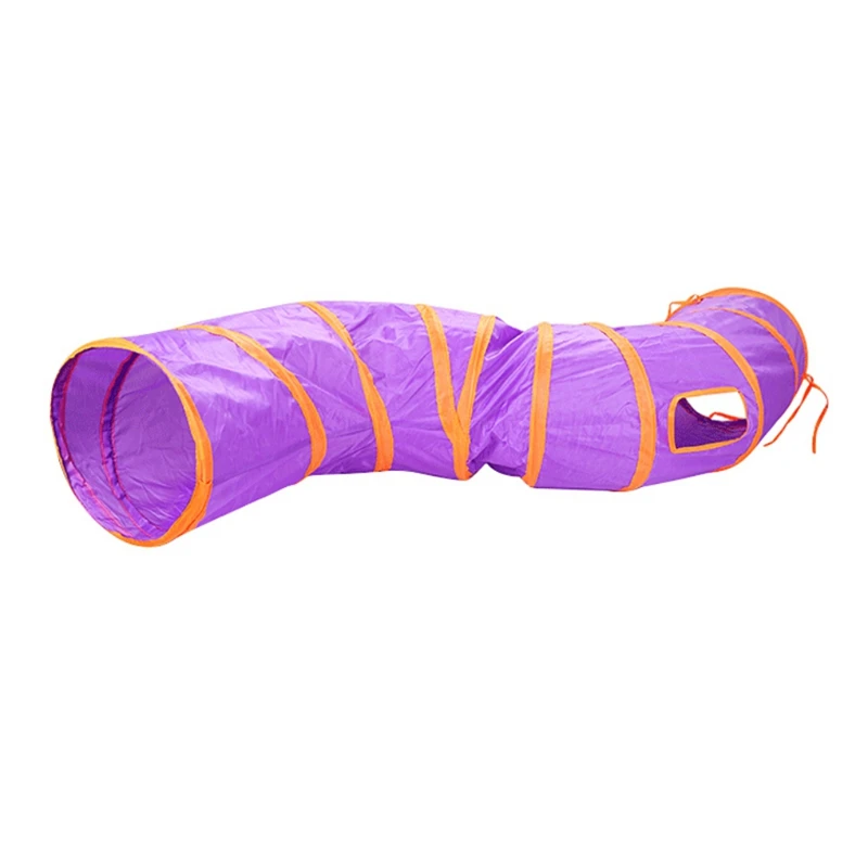 

Cute S Way Pet Cat Tunnel Collapsible Cat Toy Portable Cat Exercise Play Occasion for Indoor Outdoor Supplies