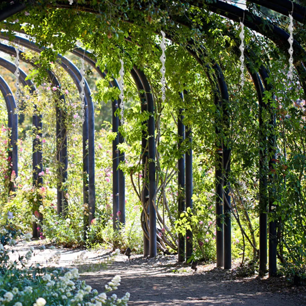 Bird Repellent 8/12pcs SliverWind Twisting Scare Reflective Ornamental Deterrent Rod Garden Supplies | Дом и сад