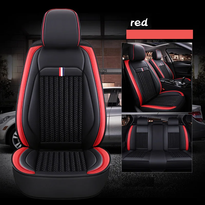 car believe leather car seat cover For chevrolet captiva tahoe cruze 2012 colorado spark 2011 aveo t250 accessories seat covers - Color Name: Color 2