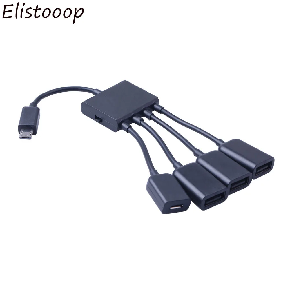 Высокое качество 4 Порты и разъёмы Micro USB кабель для Android Планшетный компьютер ПК