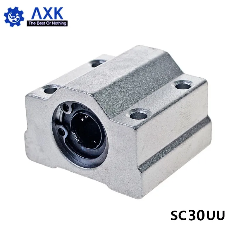 2 шт./лот SC30UU SCS30UU 30 мм линейный Шарикоподшипниковый блок CNC маршрутизатор с LM30UU