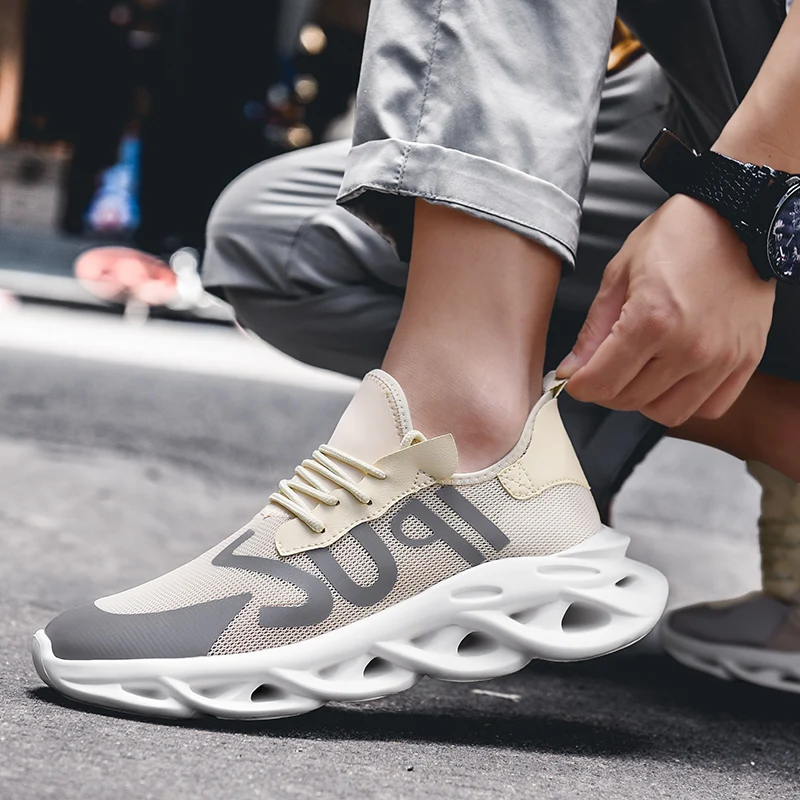 2019 новые летние мужские кроссовки для мужчин и отдыха бега Корейская версия