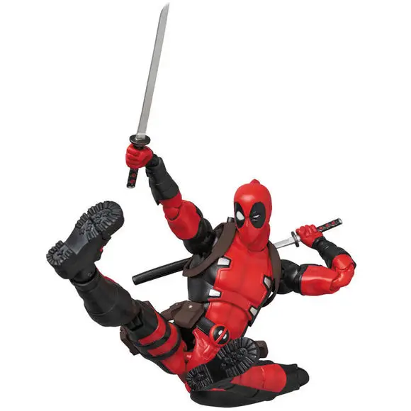 Marvel Дэдпул Mafex 082 сменная голова ПВХ фигурка игрушка кукла рождественский подарок на день рождения