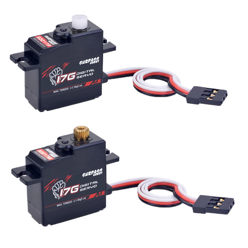 

17 г Пластик Шестерни сервопривода для 1/18 RC самолет с неподвижным крылом RC лодка робот