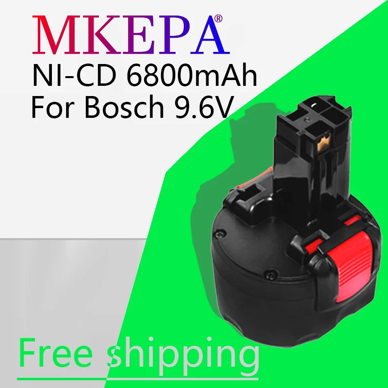 Новый аккумулятор bat048 9 6 в 6800 мАч Ni Cd электроинструмент Bosch PSR 960 bh984 bat119 |