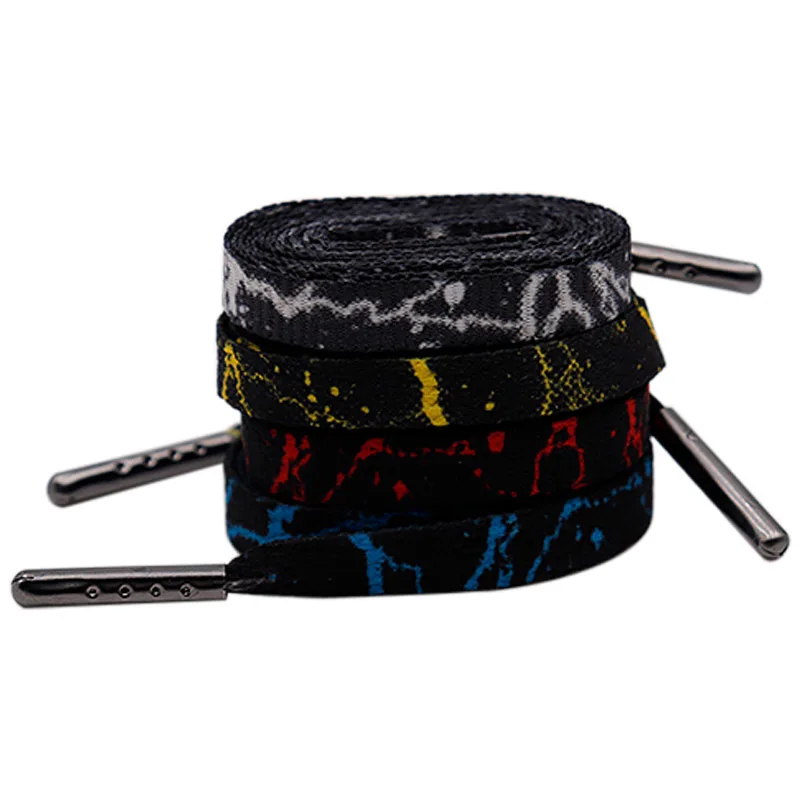 Официальный Coolstring 7,6 мм Молния узор теплопередача холст шнур роскошный шнур модный премиум спортивный сменный шнур