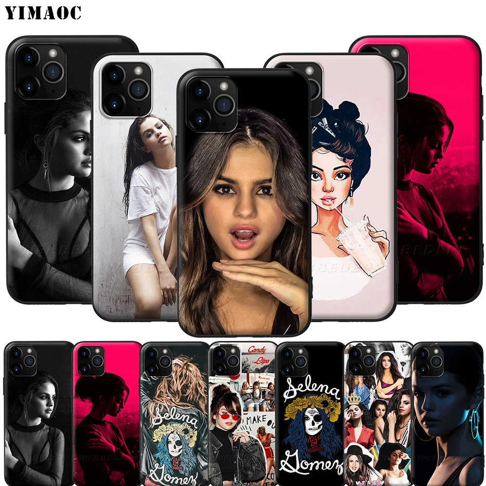 Силиконовый мягкий чехол YIMAOC Селена Гомез для iPhone 12 Mini 11 Pro XS Max XR X 8 7 6 6S Plus 5 |