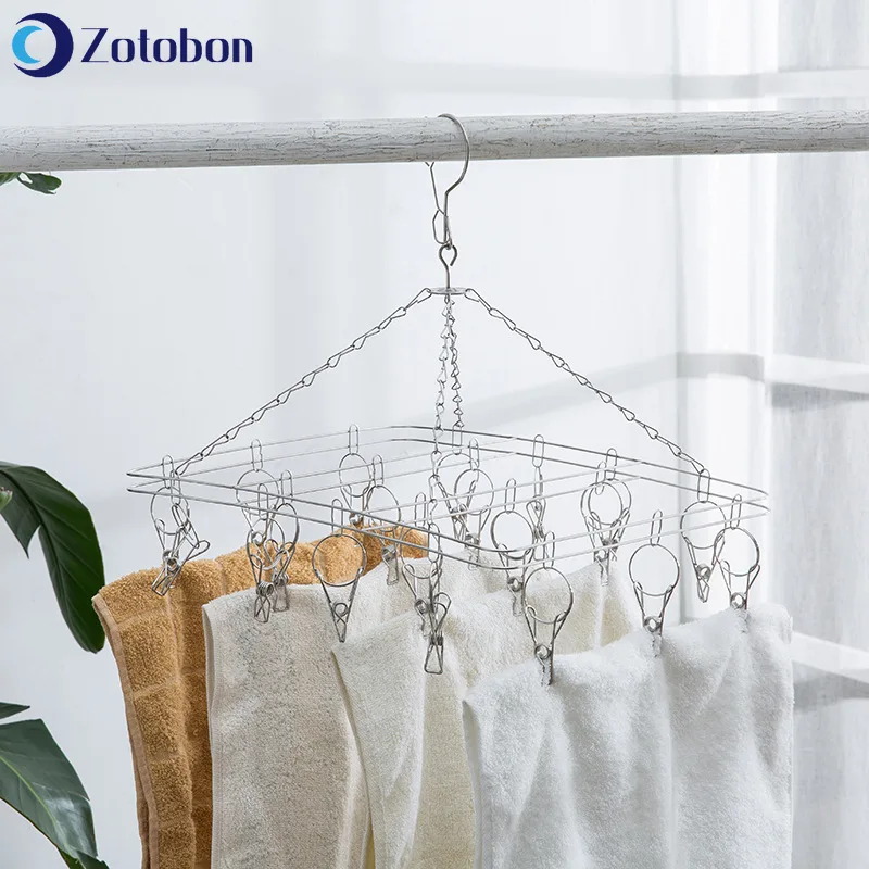 ZOTOBON многофункциональная Бытовая сушилка из нержавеющей стали для одежды стойка