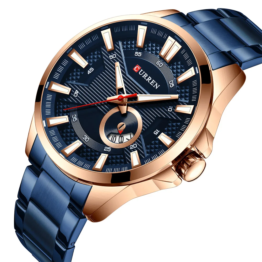 Часы наручные Curren Мужские кварцевые брендовые аналоговые спортивные армейские