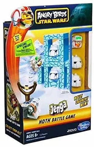 

Hasbro Angry Birds Star Wars Jenga Hoth Battle Game box-packed Desktop games Children Toy Gifts