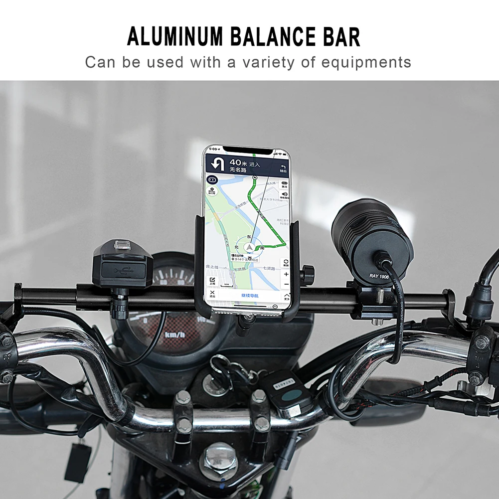 

Universal Strengthen Aluminium Alloy Motorcycle Handlebar Balance Bar Motorbike Grips Handle Bar