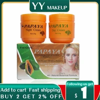 papaya whitening anti freckle natural botanical formula skin care whitening cream for face cream facial cream 4setslot