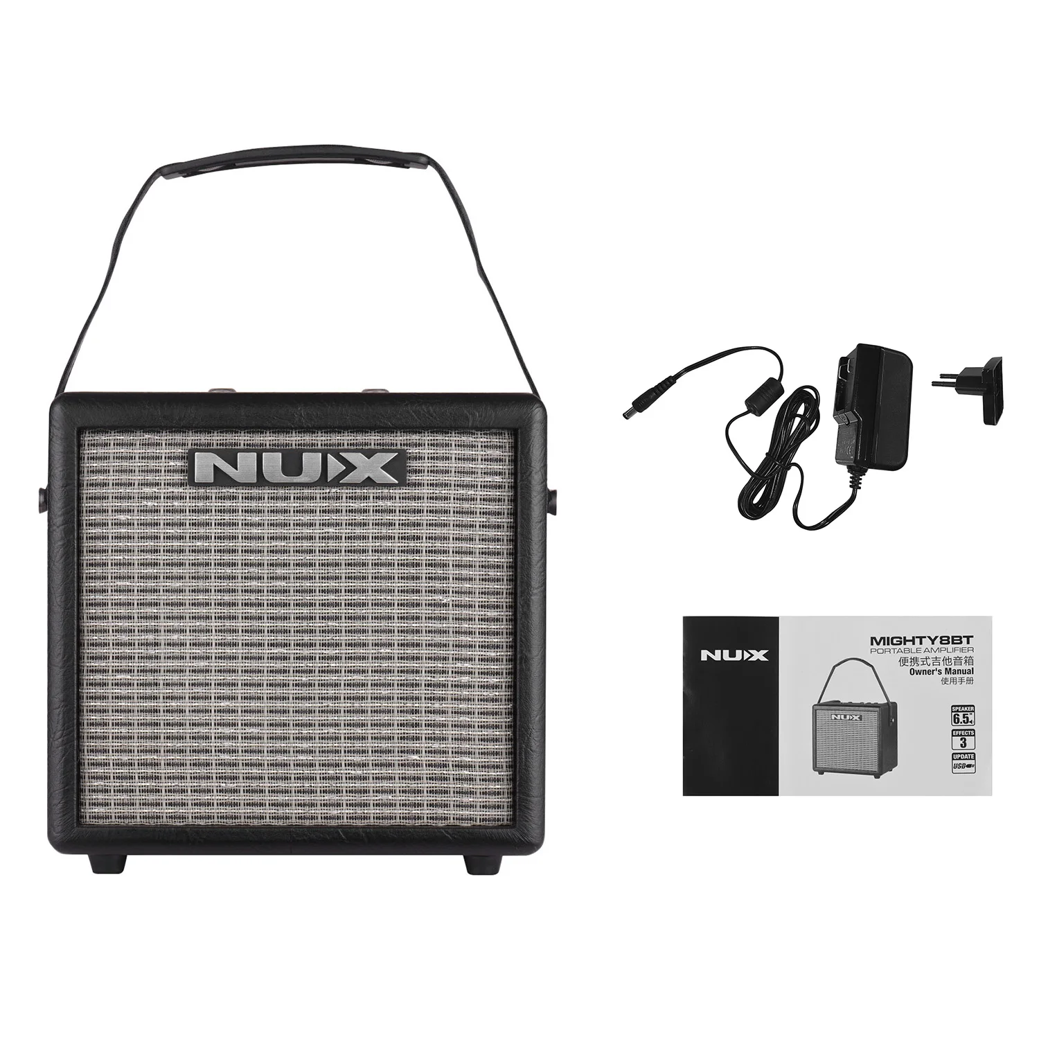 НУКС могучий 8 BT Портативный ватт Электрогитары усилитель кубиков-shape форме