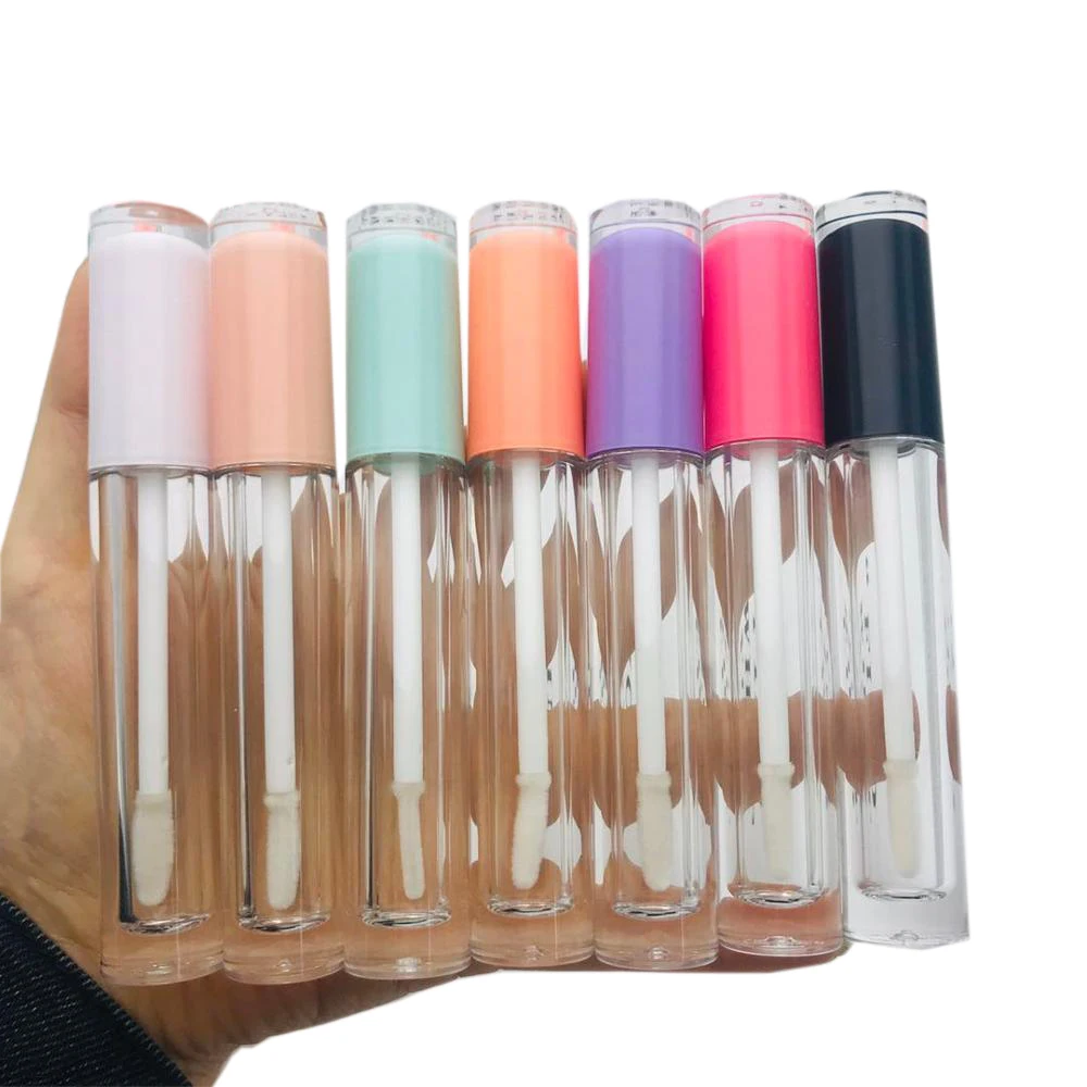 

10/20/50/100pcs 5ml Empty lip gloss tubes With BabyPink Purple Cap,Eyeliner Lipbalm Cosmetic containers Liptick bottle Wholesale