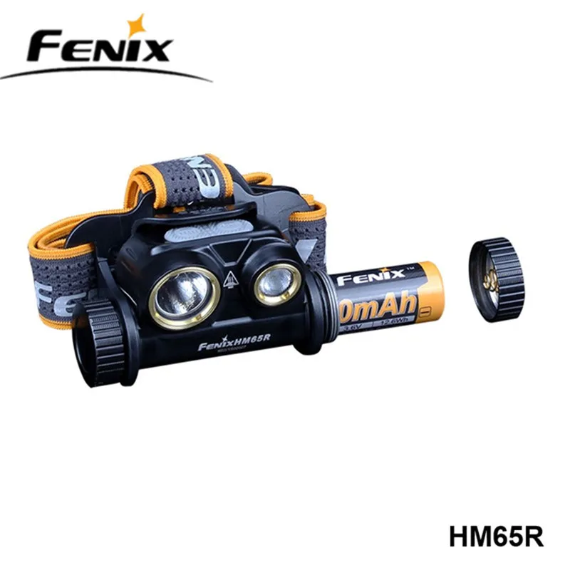 Fenix HM65R Тип C usb зарядка 1000ЛМ прожектор 400лм налобный фонарь для активного отдыха
