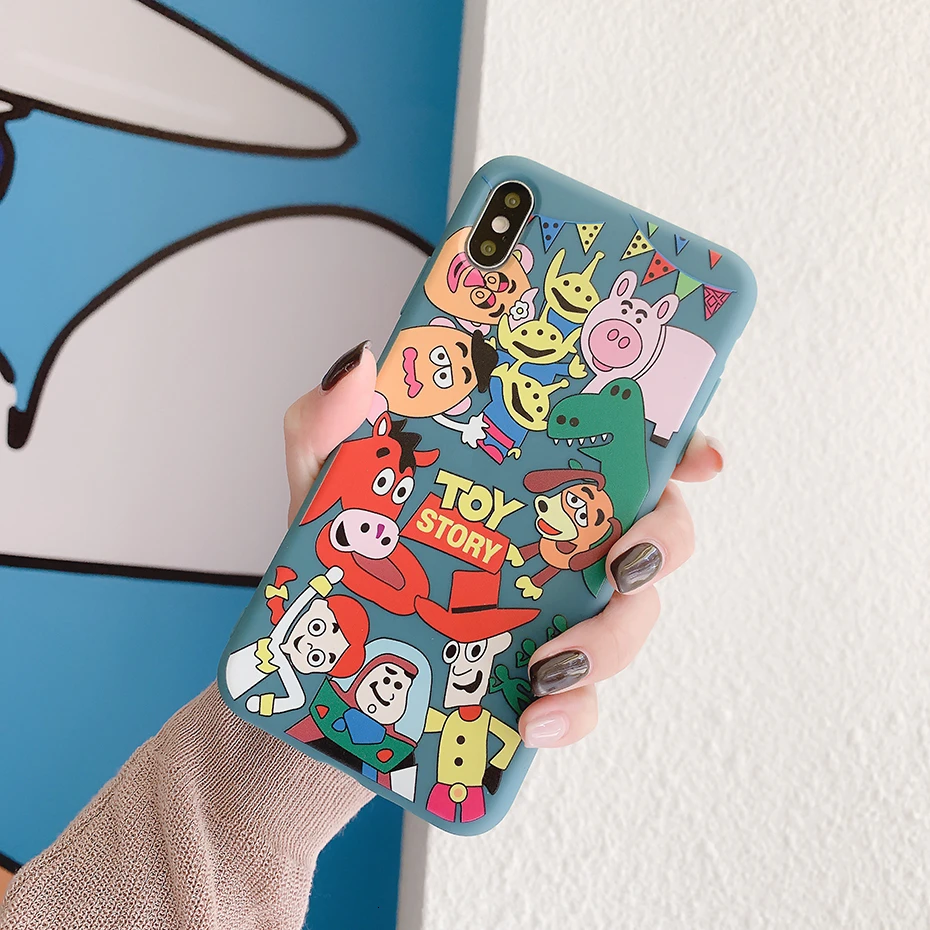 Милый мультяшный чехол-игрушка для iPhone XR 11 Pro XS Max X чехол телефона 8 7 6 6S Plus плотный
