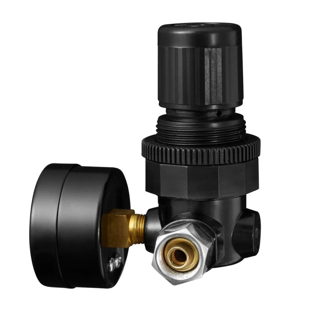 

Mini 1/4 Thread 180PSI/12Bar Air Pressure Reducing Regulator Air Source Treatment Unit With Pressure Gauge Easy Installation