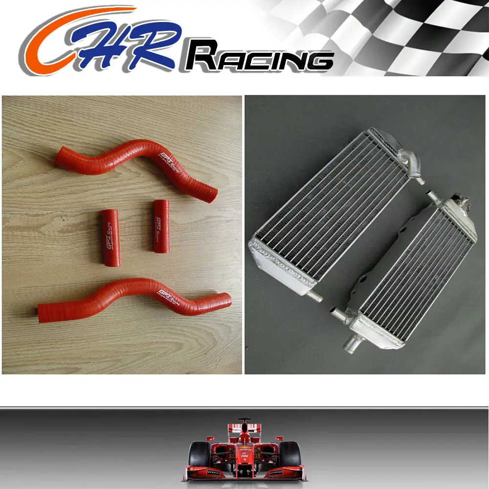 

aluminum radiator and hose for Suzuki RM250 RM 250 2001-2008 2002 2003 2004