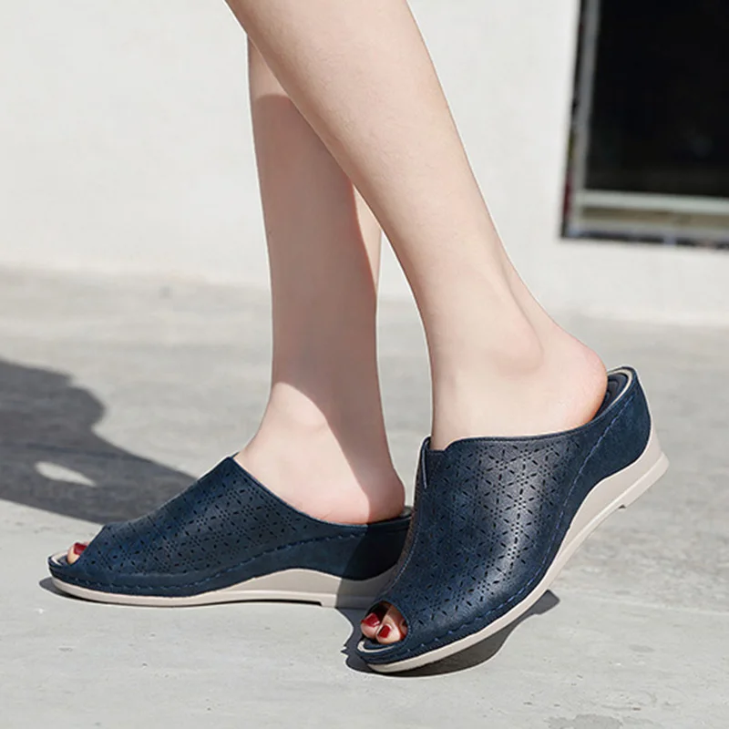 

2021 summer shoes ladies sandals casual ladies wedge sandals fashion ladies sandals