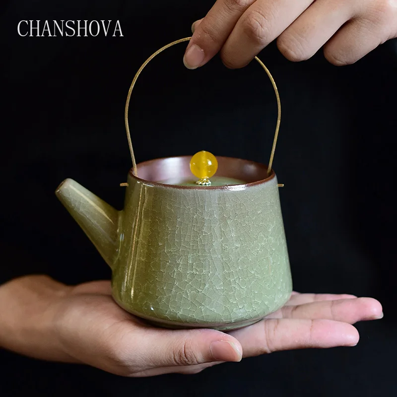 Китайский фарфоровый чайник CHANSHOVA 230 мл Традиционный китайский Ретро Медный