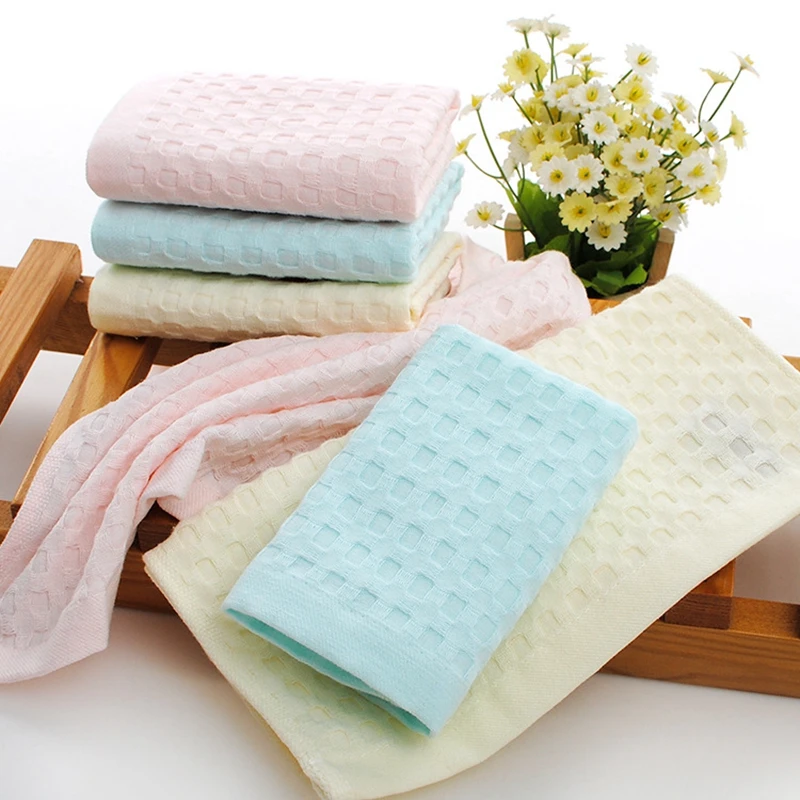 

Вафельное полотенце для лица, тела, рук, полотенце для лица, детские влажные салфетки для умывания, 25*50 см, полотенце