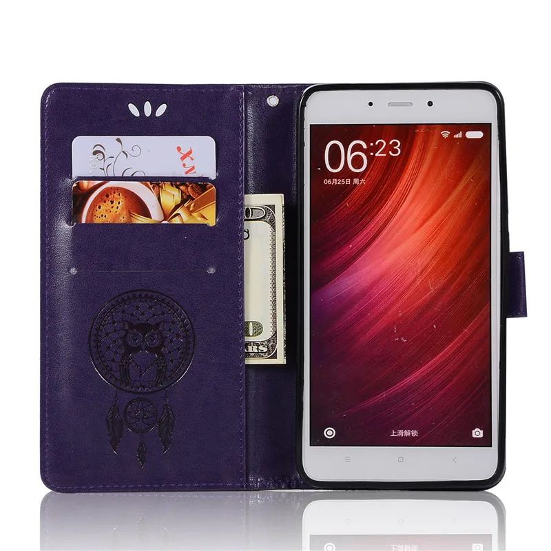 Чехол для Xiaomi Redmi Note4X чехол-бумажник 5 дюйма из искусственной кожи чехол телефона