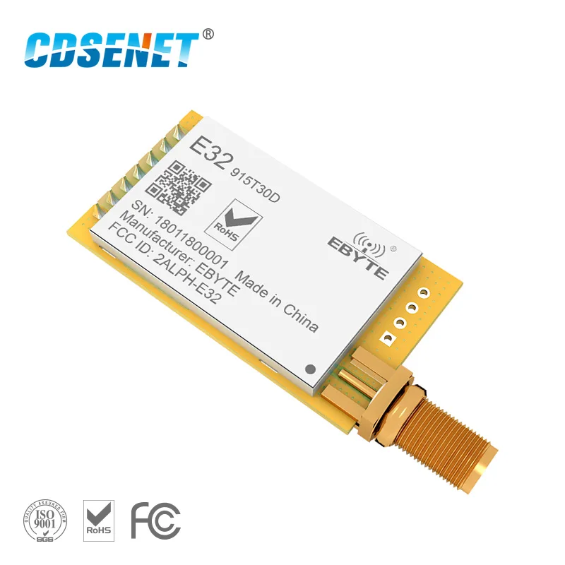 5 шт. большой радиус действия LoRa SX1278 SX1276 915 МГц радиочастотный модуль Φ 1 Вт