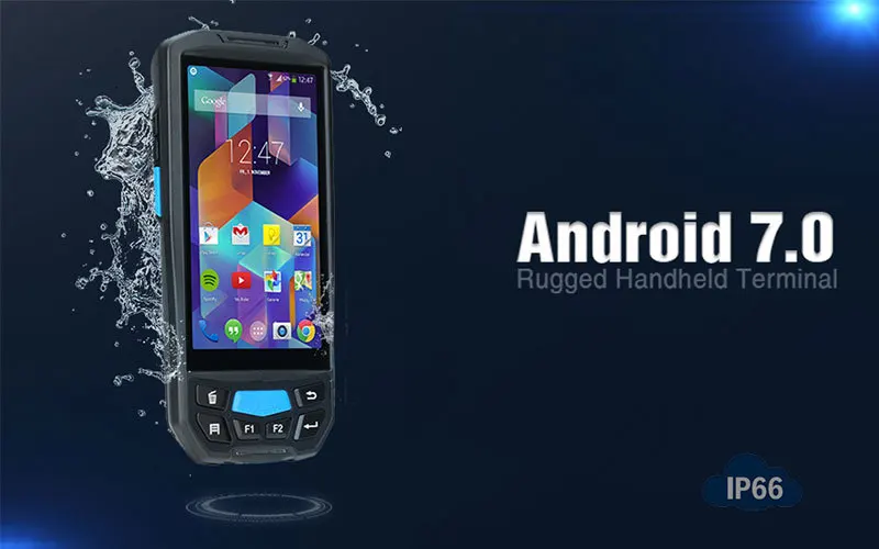 ISSYZONEPOS ручной КПК 5 дюймов Android 7,0 4 г 2D сканер штрих кода 2RAM 16 rom прочный PDA беспроводной считыватель штрих-кодов принтер