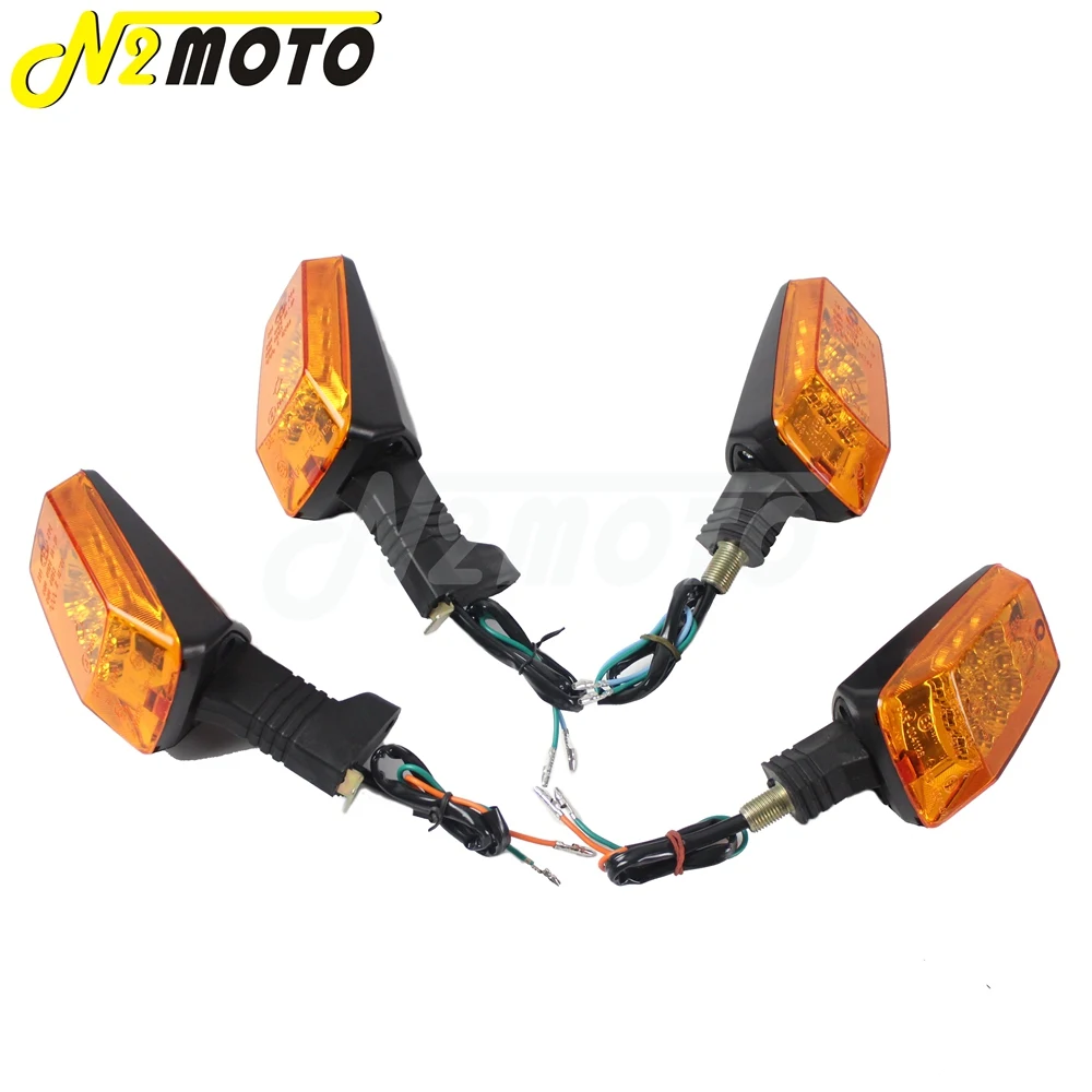 4 шт. передние и задние янтарные СВЕТОДИОДНЫЕ указатели поворота Индикатор