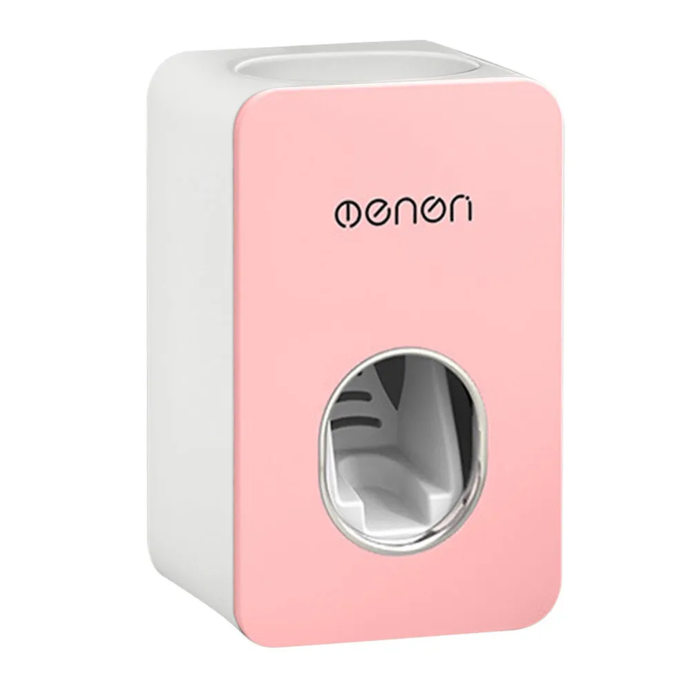 

Automatic Toothpaste Dispenser Wall Mount Stand Dust-proof Toothbrush Holder Bathroom Accessories Set Toothpaste Squeezers