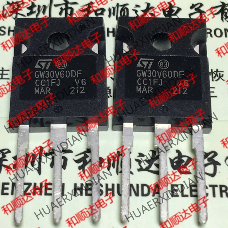 20 шт./лот новый оригинальный GW30V60DF STGW30V60DF 247 600V 30A|Компоненты предохранителей| |