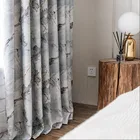 Шторы с мраморным принтом для гостиной, спальни, роскошные современные теплоизоляционные занавески для окна