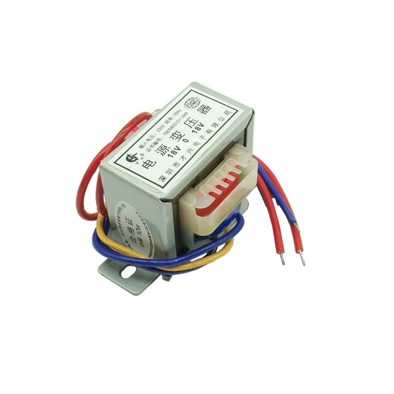 Трансформатор мощности EI48 * 24 типа 10 Вт Φ 220V to double 18V 2 0 18V|Трансформаторы| |