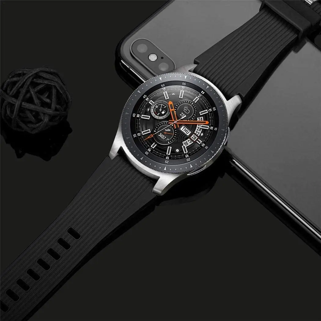 for Huawei Watch 2 for Galaxy 22mm 20mm Silicone Watch Band 46mm 42mm Sports Strap for Samsung Gear S3 Frontier/Classic active 2 enlarge