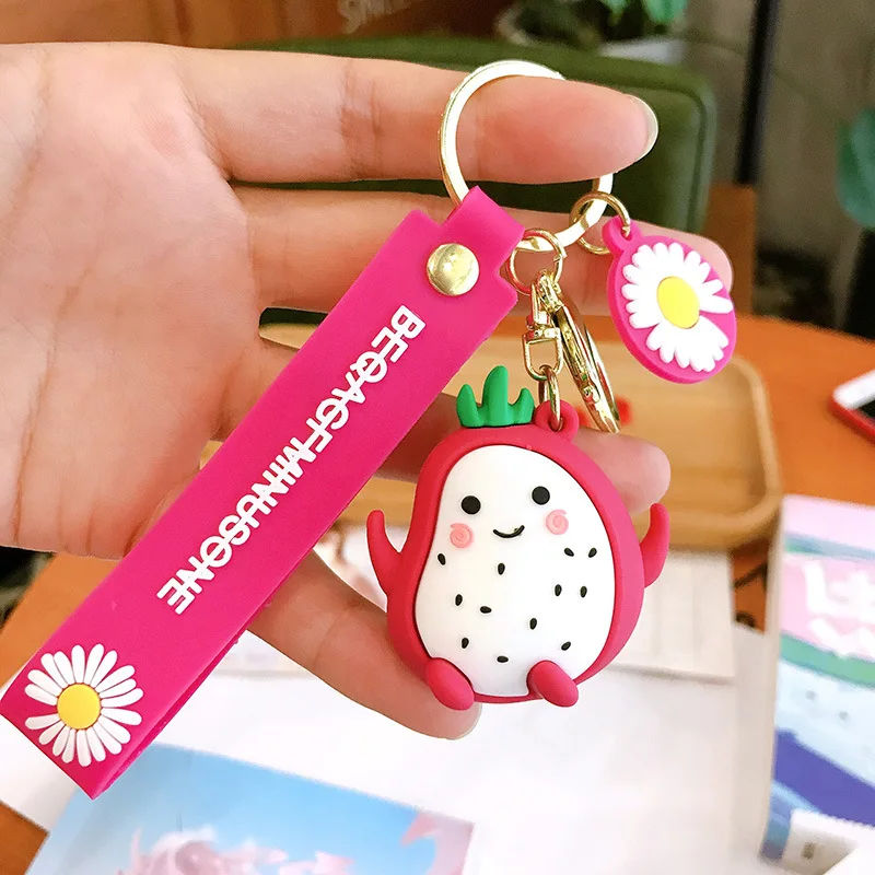 Летний брелок для ключей в виде фрукта с подвеской дракона | Украшения и