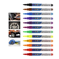 19 colors pernament marker pens oil based 2 3mm fine tip non toxic paint pen writing on wood metal stonetiresshoes paper