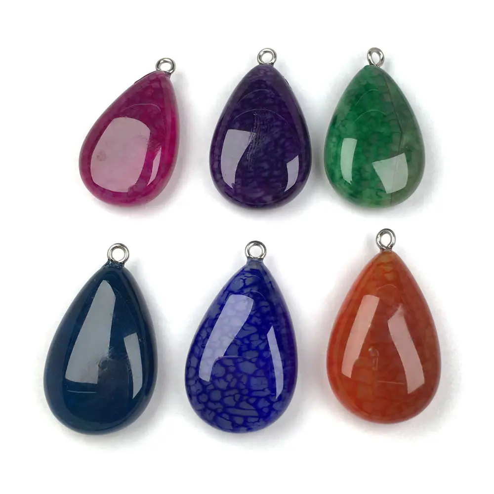 Подвеска из натурального агата Изысканная форма для изготовления ювелирных