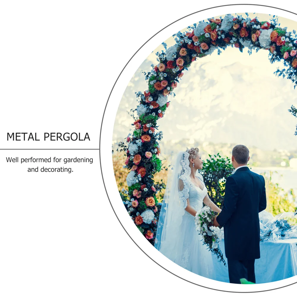 

1 Set Metal Arch Wedding Garden Climbing Plant Bridal Party Decoration Arbor