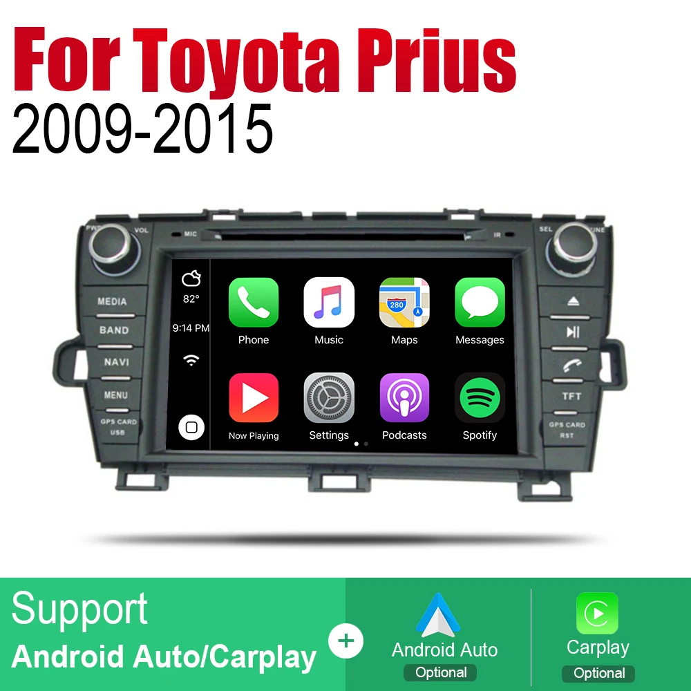 ZaiXi Android автомобильный DVD GPS навигатор для Toyota Prius 2009 ~ 2015 проигрыватель навигация