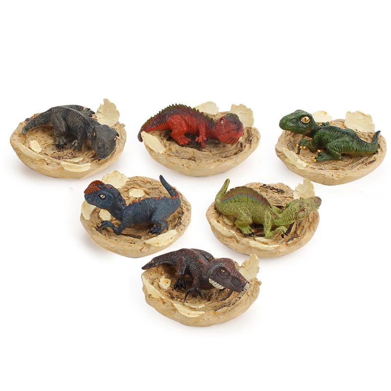 Новый твердый набор динозавров Имитация животных пластиковая модель украшение