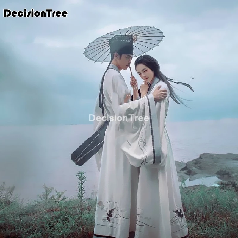 2021 hanfu мужской Китайский древний винтажный халат роскошный вечерний костюм