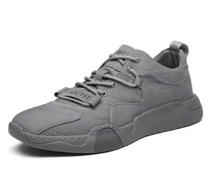 

New Canvas Shoes Deodorant Breathable Men's Shoes Tide Shoes Non-slip Male Students Tie Casual Stripes Men Shoes Ice Silk Cloth