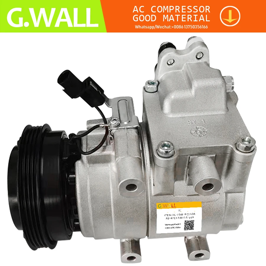 HS15 AC компрессор для Hyundai Elantra Tiburon матрица 97701 2D100 2E000 09000 2C100 F500CD1BA05 F500NA5BA02|ac compressor|car ac
