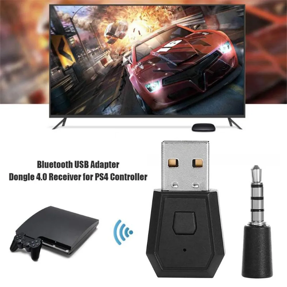 USB-адаптер Bluetooth 4 0 для контроллера PS4 USB-гарнитура донгл-приемник подходит любых