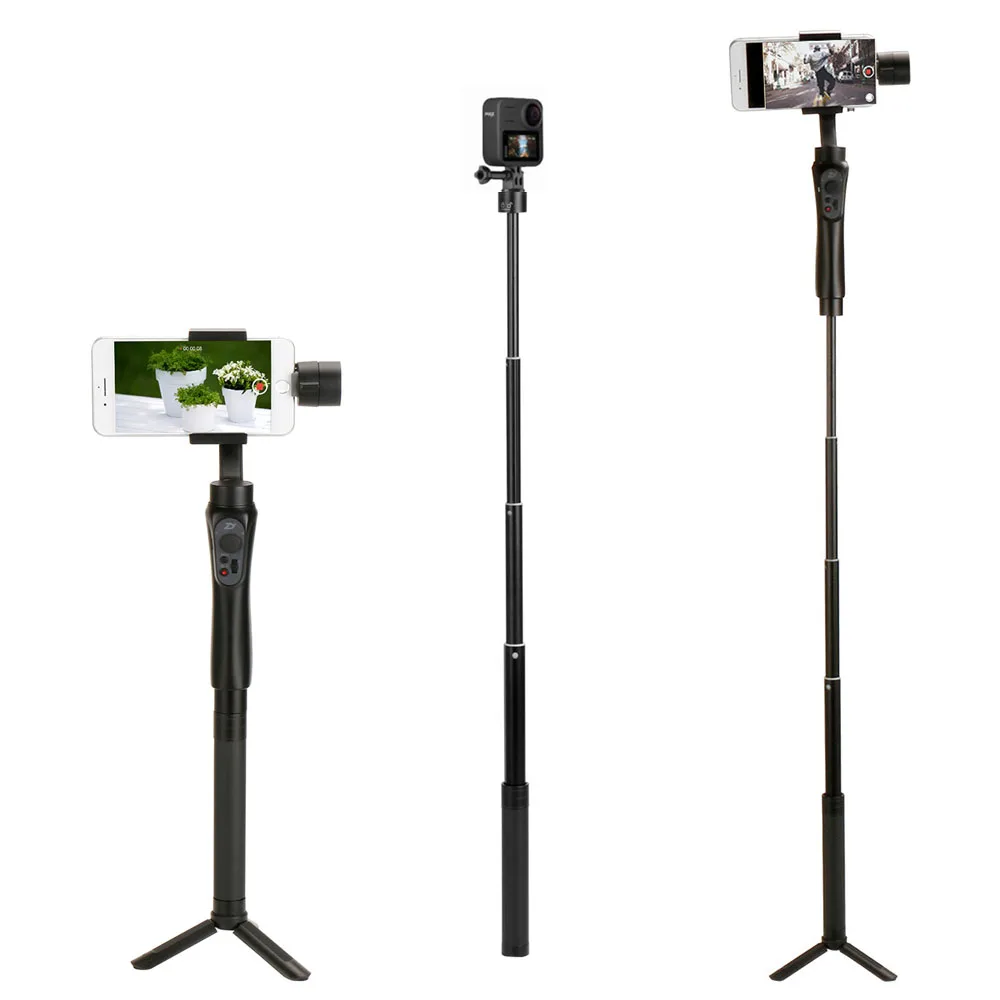 

Telescopic Retractable Extension Rod Selfie Stick For Feiyu G6 SPG WG2 & G5 Handheld 3-Axis Stabilizer for GoPro Insta 360